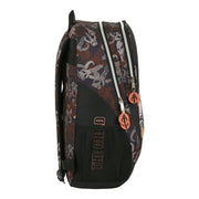 School Bag The Mandalorian The guild Black Brown (32 x 44 x 16 cm)
