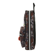 Backpack Pencil Case The Mandalorian The Guild Black Brown (12 x 23 x 5 cm) (33 Pieces)