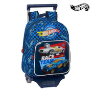 School Rucksack with Wheels 0.85 Hot Wheels (27 x 10 x 67 cm)