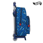 School Rucksack with Wheels 0.85 Hot Wheels (27 x 10 x 67 cm)