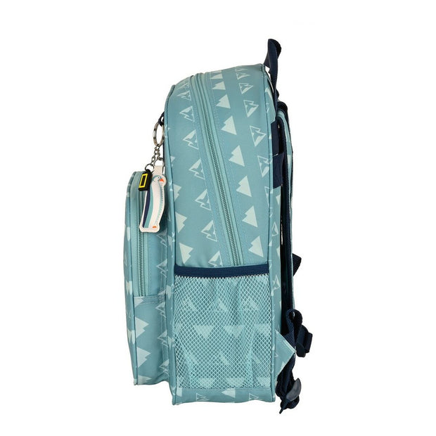 School Bag National Geographic Below zero Blue (28 x 34 x 10 cm)