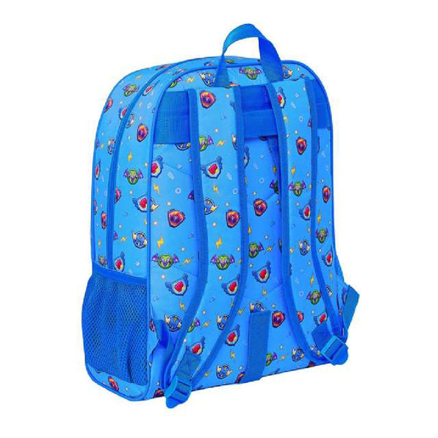 School Bag SuperThings Superthings Blue Multicolour (32 x 14 x 42 cm)