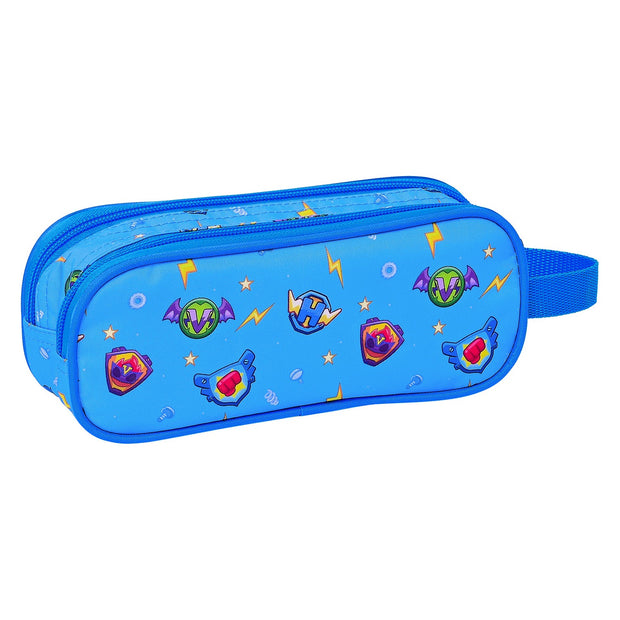 Double Carry-all SuperThings M513 Blue Multicolour (21 x 8 x 6 cm)