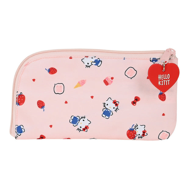School Case Hello Kitty Happiness Girl Pink White (23 x 11 x 1 cm)