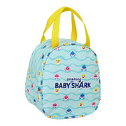 Thermo-Vesperbox Baby Shark Beach Day Gelb Hellblau (19 x 22 x 14 cm)