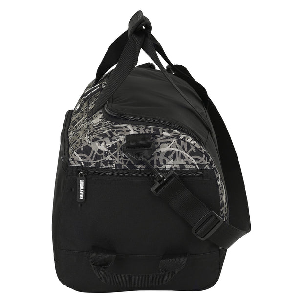 Sporttasche Smiley Urban Flow Schwarz (50 x 25 x 25 cm)