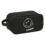 Schuhtasche für die Reise Smiley Urban Flow Schwarz (29 x 15 x 14 cm)