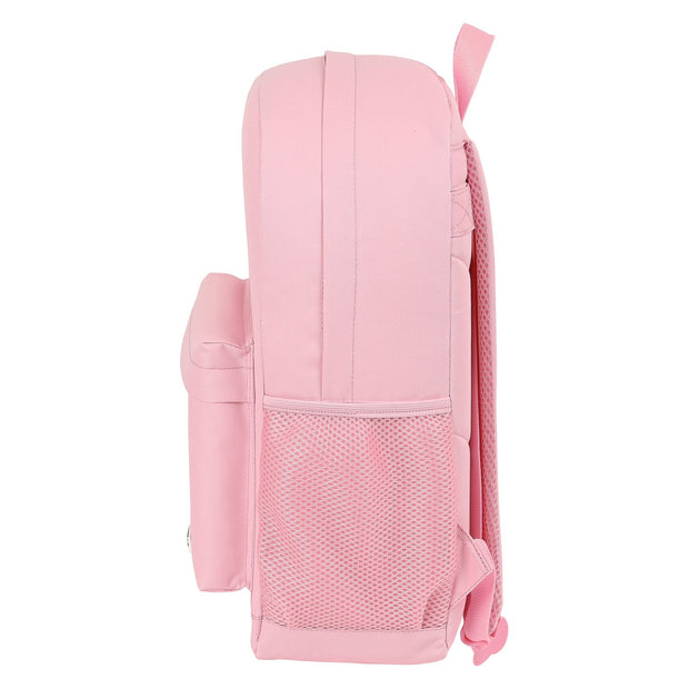 School Bag Smiley Iris Pink (32 x 43 x 14 cm)