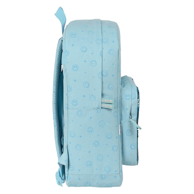School Bag Smiley Little Dreamer Light Blue