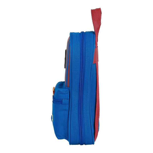 Backpack Pencil Case F.C. Barcelona Maroon Navy Blue