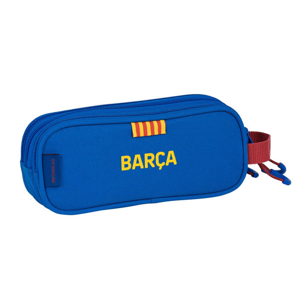 Triple Carry-all F.C. Barcelona M635 Maroon Navy Blue (21 x 8.5 x 7 cm)