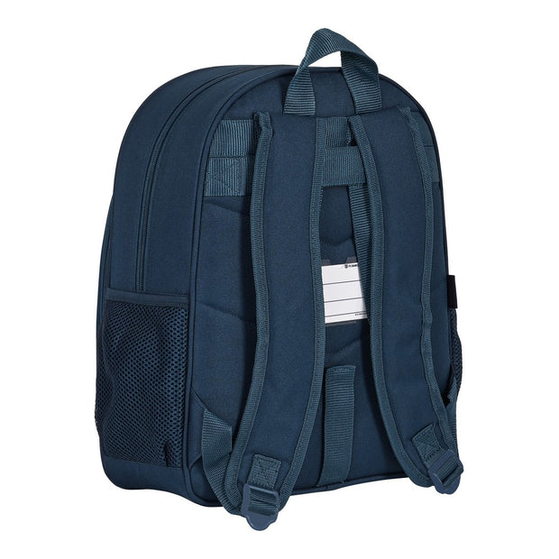 School Bag F.C. Barcelona Blue (32 x 38 x 12 cm)
