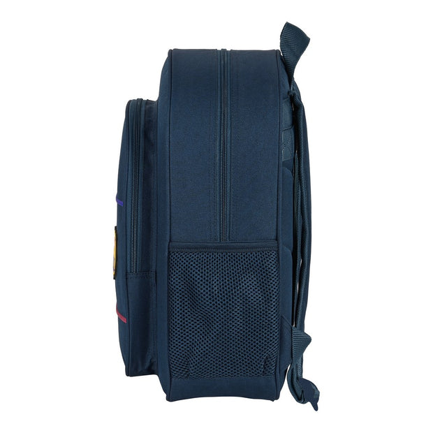 School Bag F.C. Barcelona Blue (32 x 38 x 12 cm)