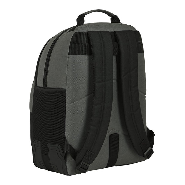 School Bag The Mandalorian Black Grey (32 x 42 x 15 cm)