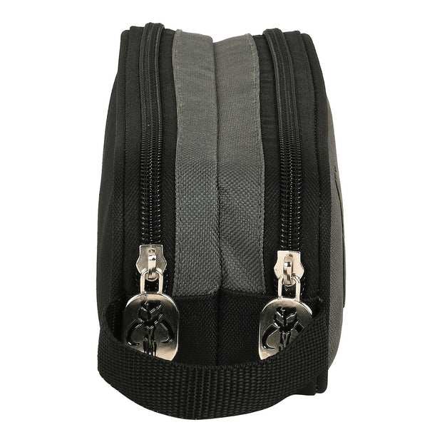 School Case The Mandalorian Black Grey (21 x 8 x 6 cm)