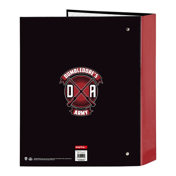 Ring binder Harry Potter Witchcraft Black Maroon A4 (40 mm)
