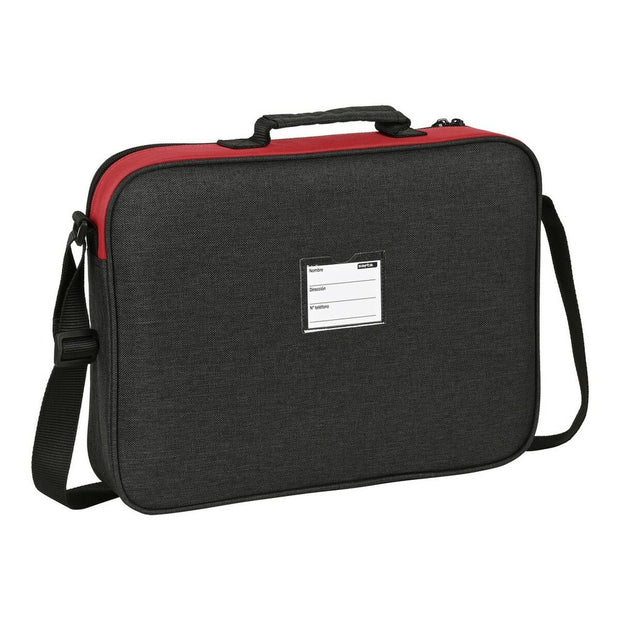 School Satchel Harry Potter Witchcraft Black Maroon (38 x 28 x 6 cm)