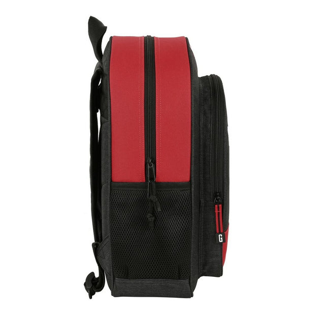 School Bag Harry Potter Witchcraft Black Maroon (32 x 38 x 12 cm)