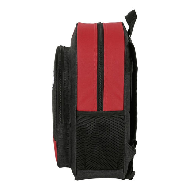 School Bag Harry Potter Witchcraft Black Maroon (32 x 38 x 12 cm)