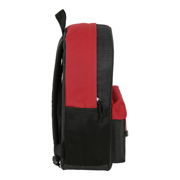 School Bag Harry Potter Witchcraft Black Maroon (32 x 43 x 14 cm)