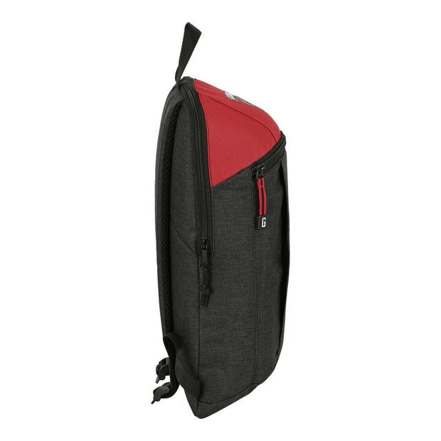Casual Backpack Harry Potter Witchcraft Black Maroon (22 x 39 x 10 cm)