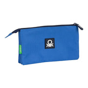 School Case Benetton Classic Blue Blue (22 x 12 x 3 cm)