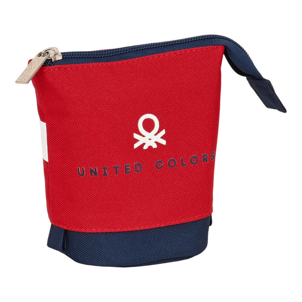 Pencil Holder Case Benetton United Red White Navy Blue (8 x 19 x 6 cm)