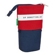 Pencil Holder Case Benetton United Red White Navy Blue (8 x 19 x 6 cm)