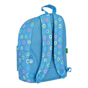 Laptop Backpack Benetton  benetton  Blue Multicolour