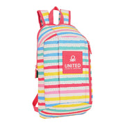 Casual Backpack Benetton Rayitas Multicolour (22 x 39 x 10 cm)