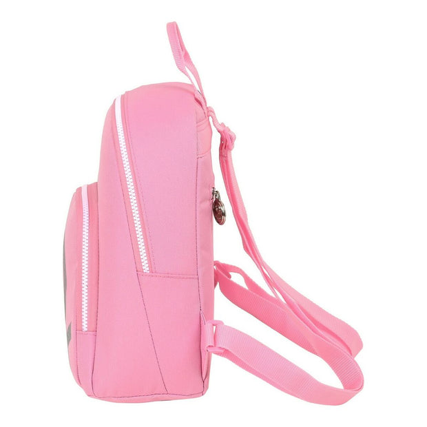 Casual Backpack Benetton Flamingo pink Pink (25 x 30 x 13 cm)