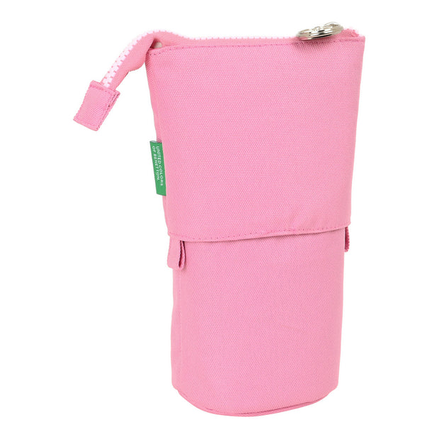 Pencil Holder Case Benetton Flamingo Pink Pink (8 x 19 x 6 cm) (32 Pieces)