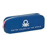 School Case Benetton Corazones Navy Blue (18.5 x 7.5 x 5.5 cm)