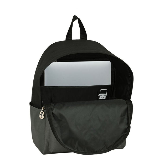 Laptop Backpack The Mandalorian 632158902 Black Grey (31 x 40 x 16 cm)