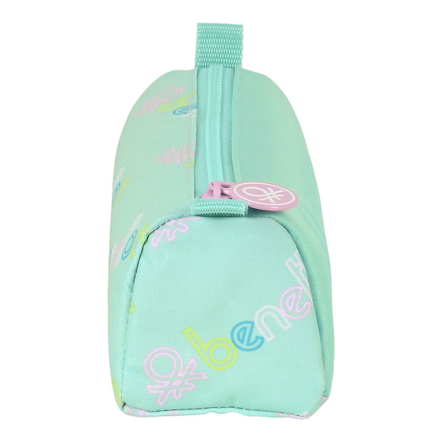 School Case Benetton World Mint (21 x 8 x 7 cm)