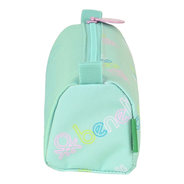 School Case Benetton World Mint (21 x 8 x 7 cm)