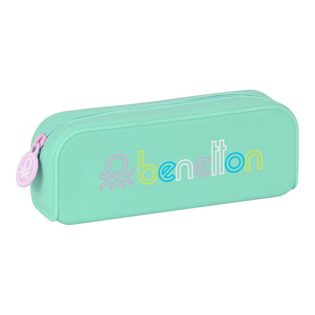 School Case Benetton World Mint (18.5 x 7.5 x 5.5 cm)