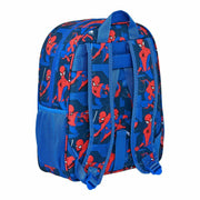 School Bag Spiderman Great power Red Blue (32 x 38 x 12 cm)