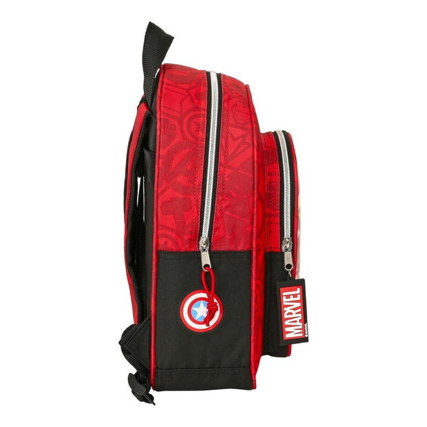 School Bag The Avengers Infinity Red Black (27 x 33 x 10 cm)