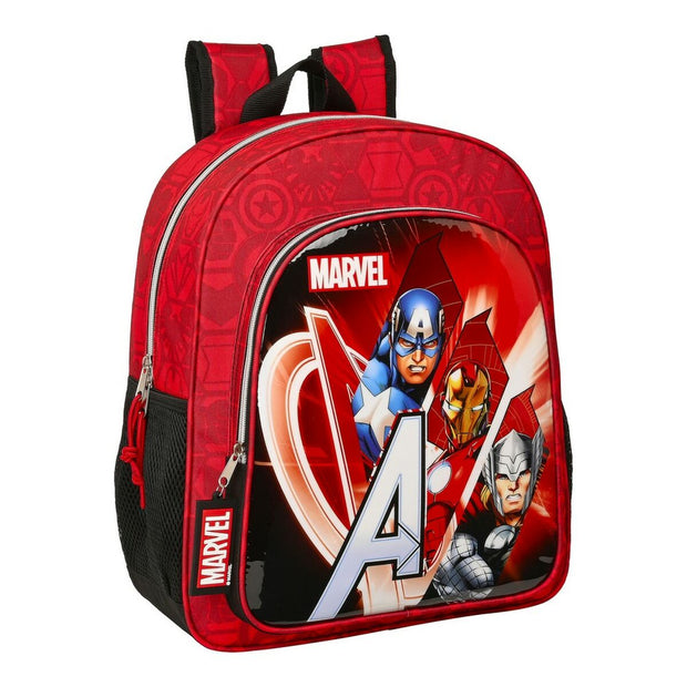 School Bag The Avengers Infinity Red Black (32 x 38 x 12 cm)