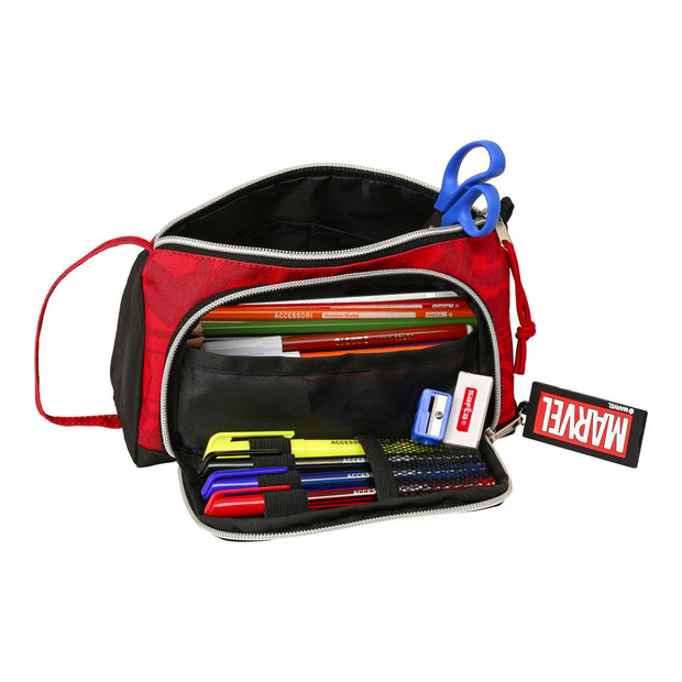 School Case The Avengers Infinity Red Black (20 x 11 x 8.5 cm) (32 Pieces)