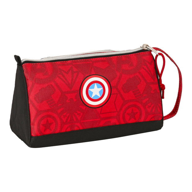 School Case The Avengers Infinity Red Black (20 x 11 x 8.5 cm) (32 Pieces)