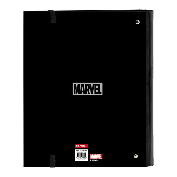 Ring binder Capitán América ST542177666 A4 Black (35 mm)