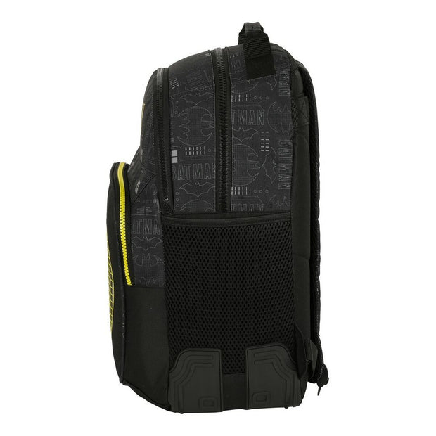 School Bag Batman Comix Black Yellow (32 x 42 x 15 cm)