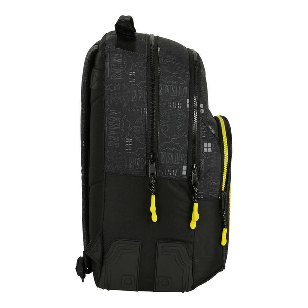 School Bag Batman Comix Black Yellow (32 x 42 x 15 cm)