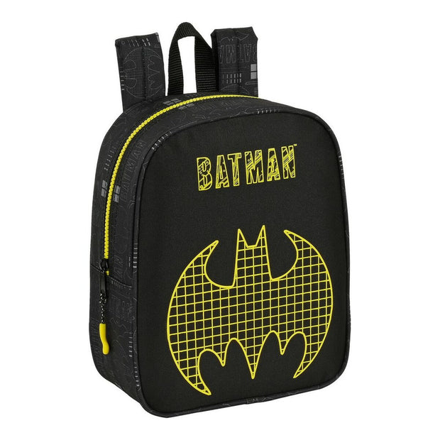 School Bag Batman Comix Black Yellow (22 x 27 x 10 cm)