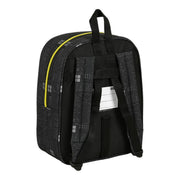 School Bag Batman Comix Black Yellow (22 x 27 x 10 cm)