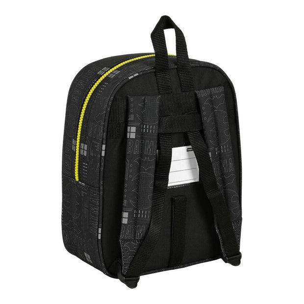 School Bag Batman Comix Black Yellow (22 x 27 x 10 cm)