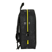 School Bag Batman Comix Black Yellow (22 x 27 x 10 cm)