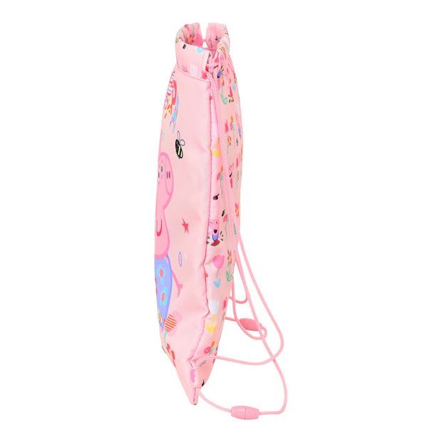 Backpack with Strings Peppa Pig Having fun (26 x 34 x 1 cm)